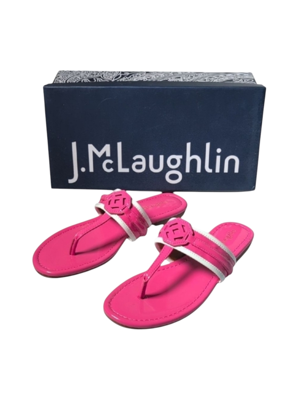 J. McLaughlin Nixi Flat Pink Sandals